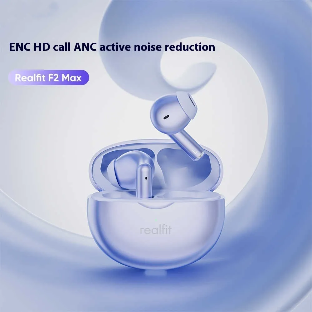 True wireless Bluetooth headset with active noise reduction in multiple colours including black, blue, white, and titanium black