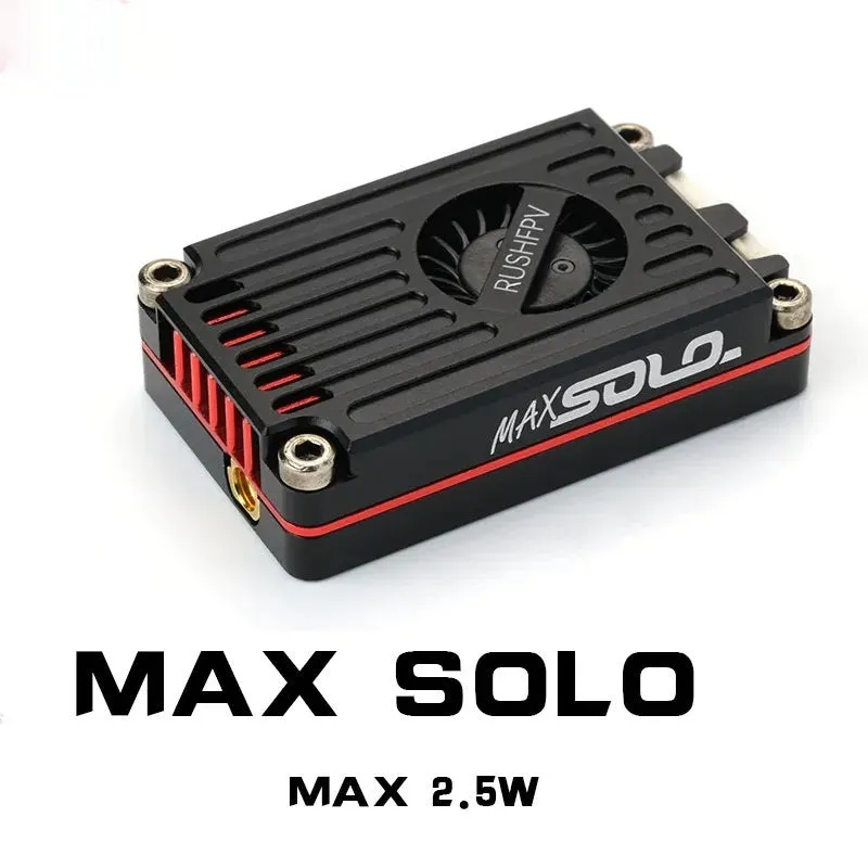 Rush Max Solo VTX 48CH high power FPV video transmitter with plastic housing