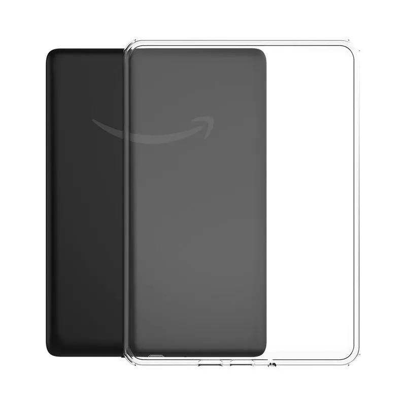 Transparent TPU protective case for Kindle, fully transparent soft cover compatible with Kindle 12th generation 2024 and PaperWhite models