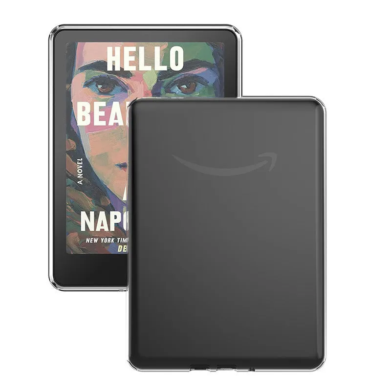 Transparent TPU protective case for Kindle, fully transparent soft cover compatible with Kindle 12th generation 2024 and PaperWhite models