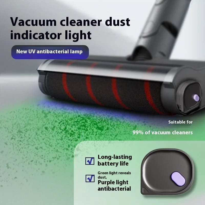 Rechargeable fit stick vacuum cleaner with sweeping laser light in grey
