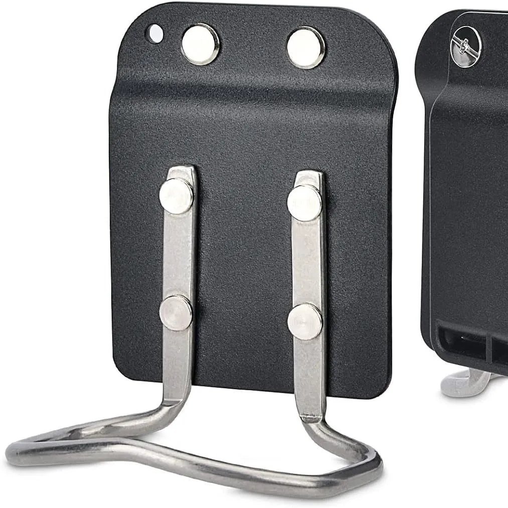 Household magnetic tool bracket hook in belt magnetic suction finish mounted on wall holding metal tools