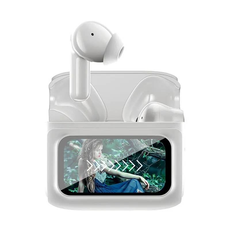 E20PRO touch screen in-ear Bluetooth headset active noise reduction black colour