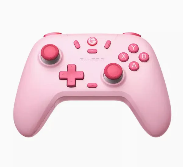 T4N Lite wireless Bluetooth gamepad in glow white colour option on a desk