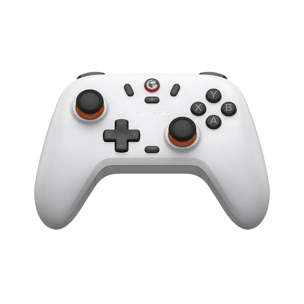 T4N Lite wireless Bluetooth gamepad in glow white colour option on a desk