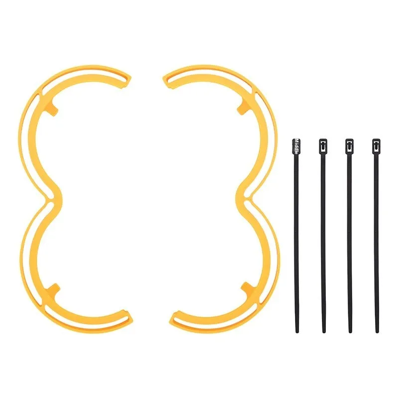 AVATA2 paddle blade anticollision coil in orange ABS material, size 8.5 by 20.5 by 2 cm