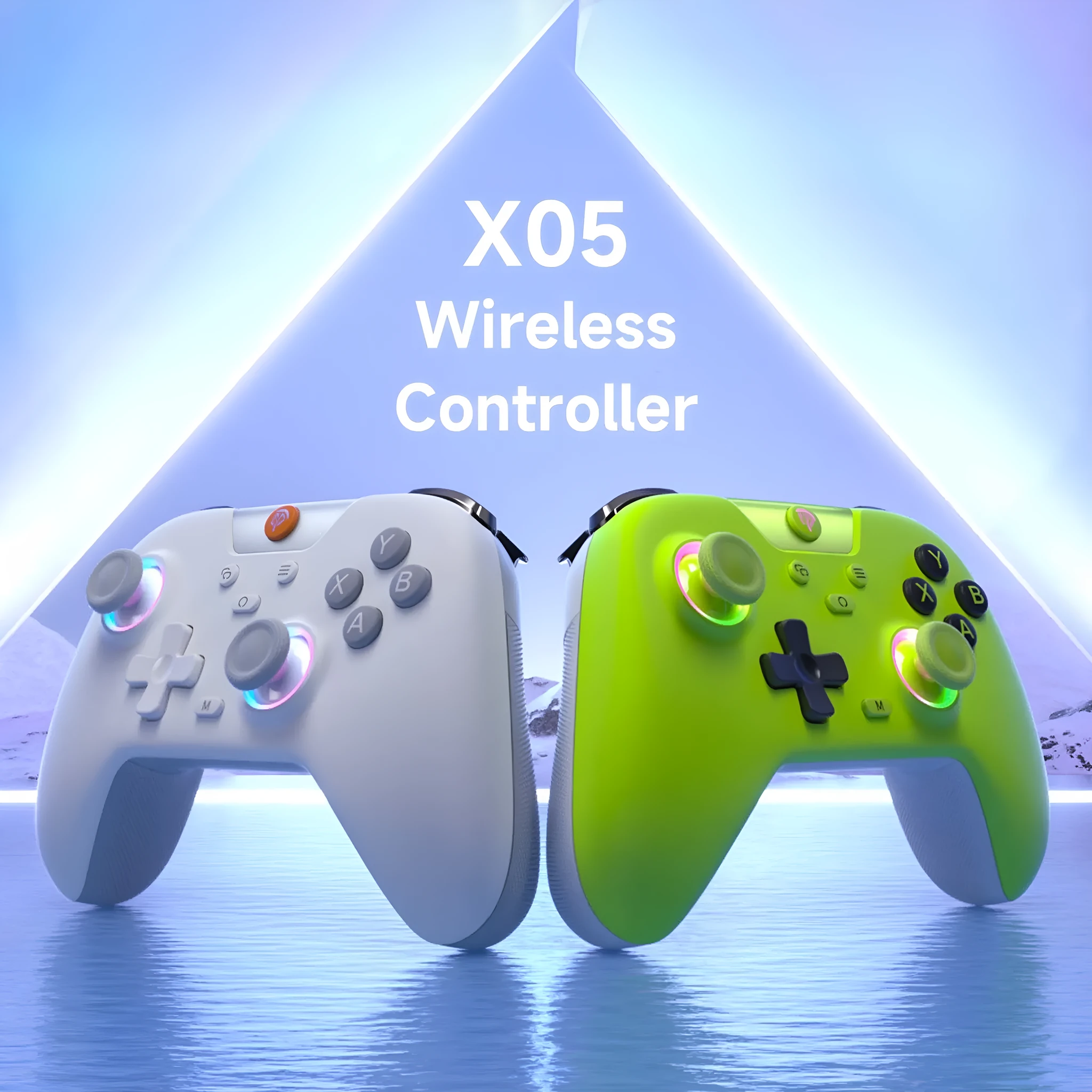 Creative Home three-model game controller connected to Nintendo Switch, PC, mobile phone, and Steam Deck, ABS build, 13.70 × 6.70 × 17.40cm