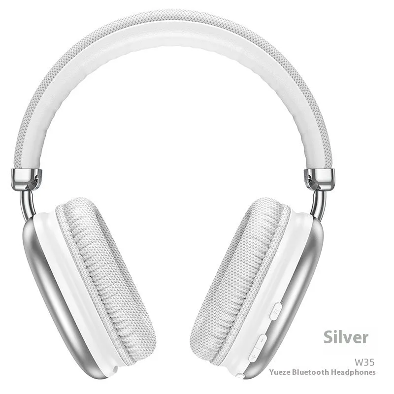Wireless Bluetooth sports headset with breathing light, plastic construction, in black