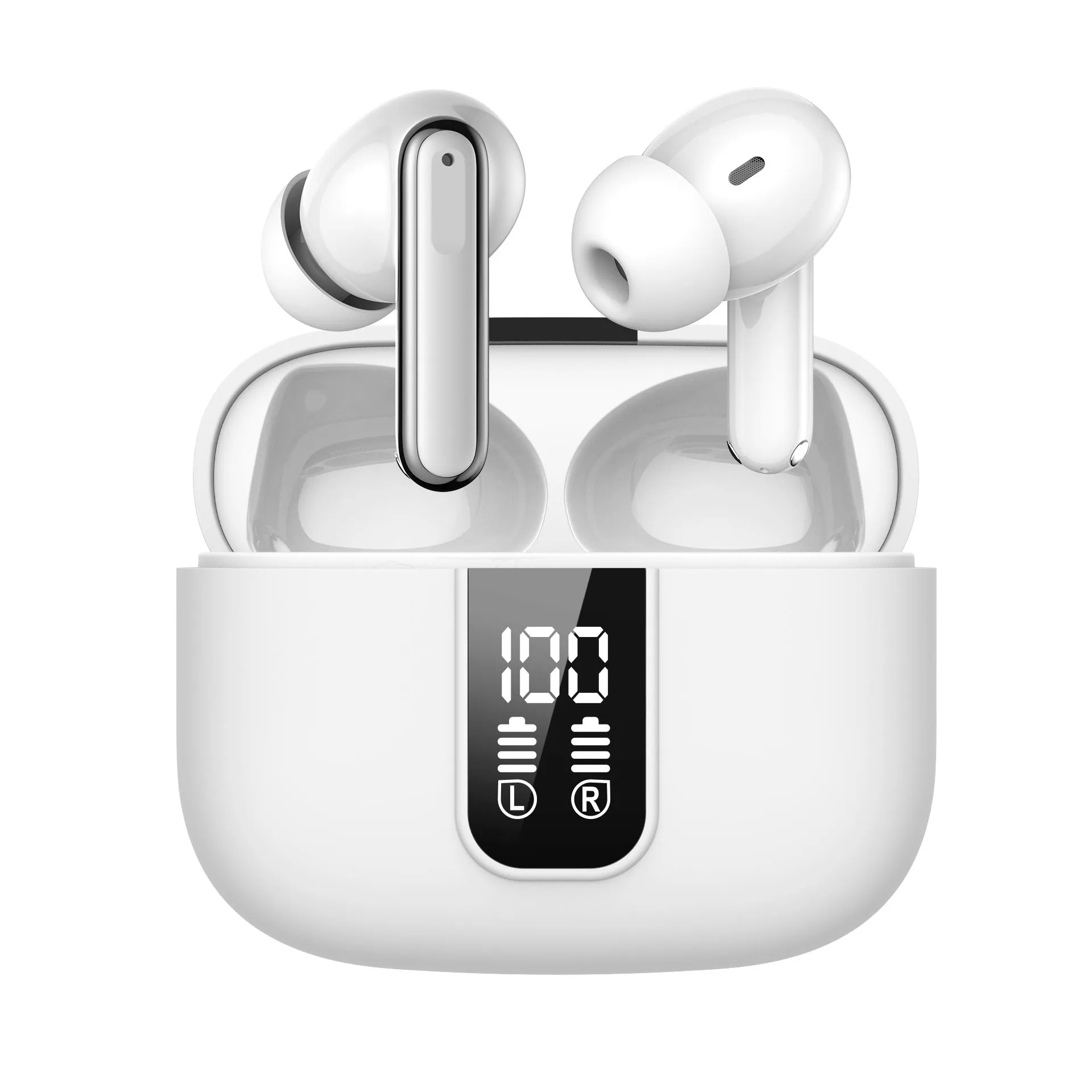 Y40 true wireless Bluetooth earphone in charging compartment with dual noise cancellation feature