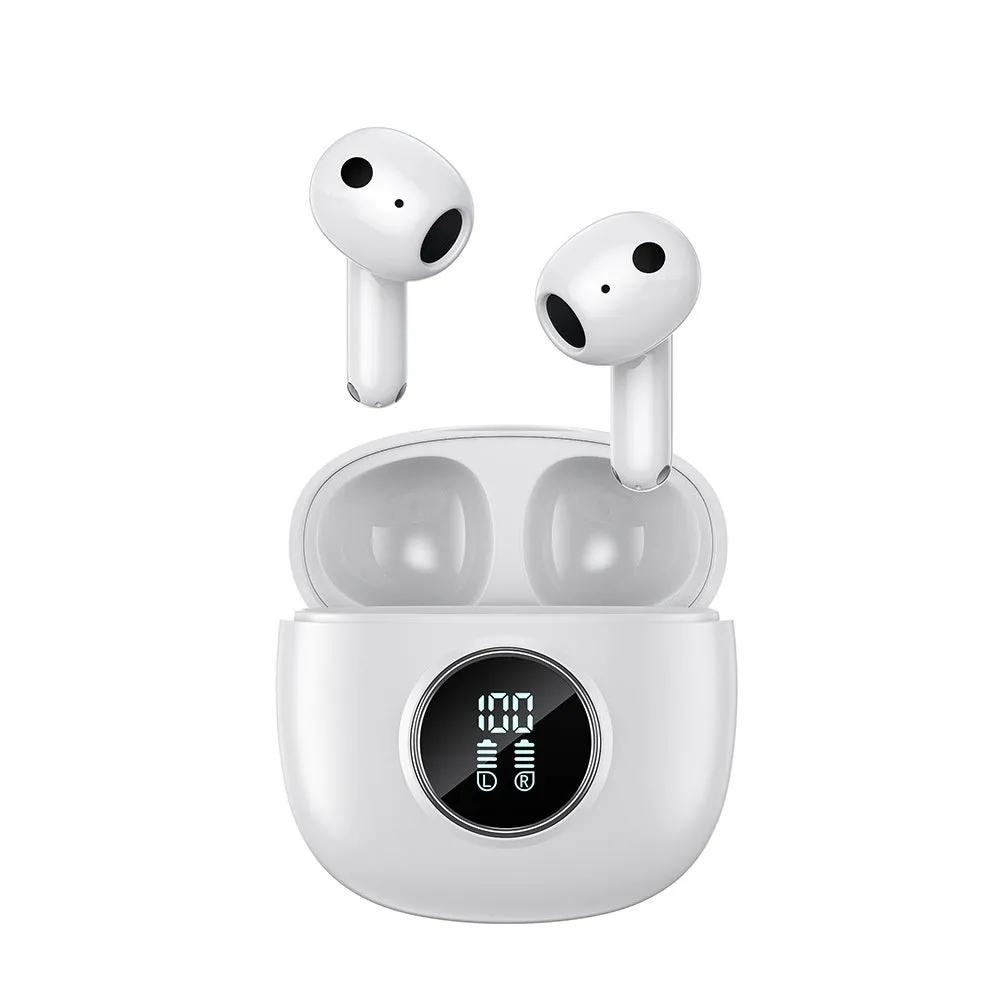 E40 TWS wireless Bluetooth headset with digital display charging case, e-sports in-ear design, black or white