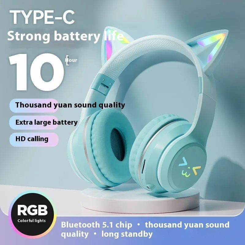 Bluetooth headset BT035C with gradient colour finish and breathing light