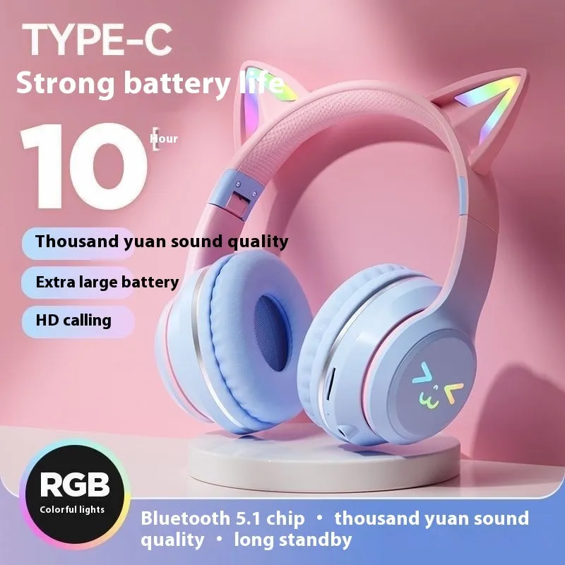 Bluetooth headset BT035C with gradient colour finish and breathing light