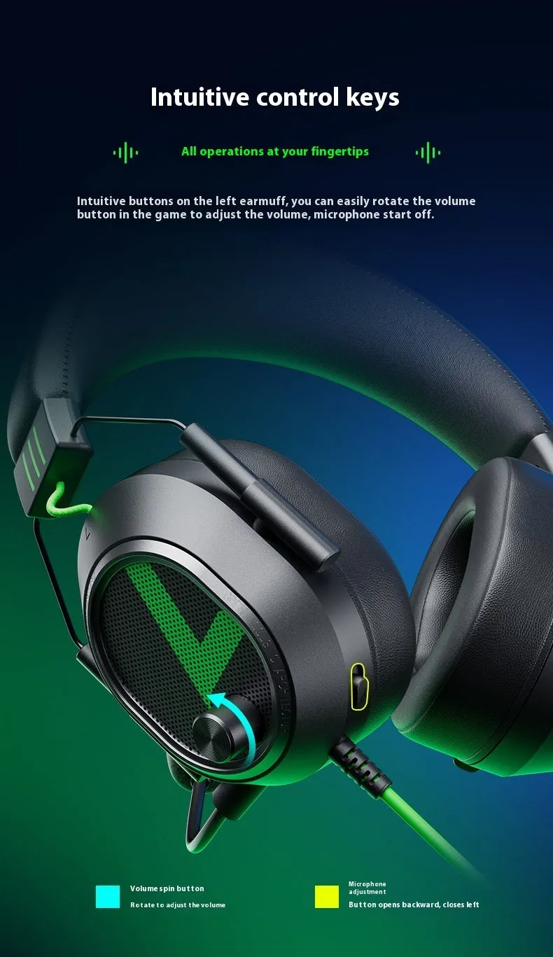 G810 wired gaming headset with microphone, black, L-shaped 3.5mm plug and TPE cable