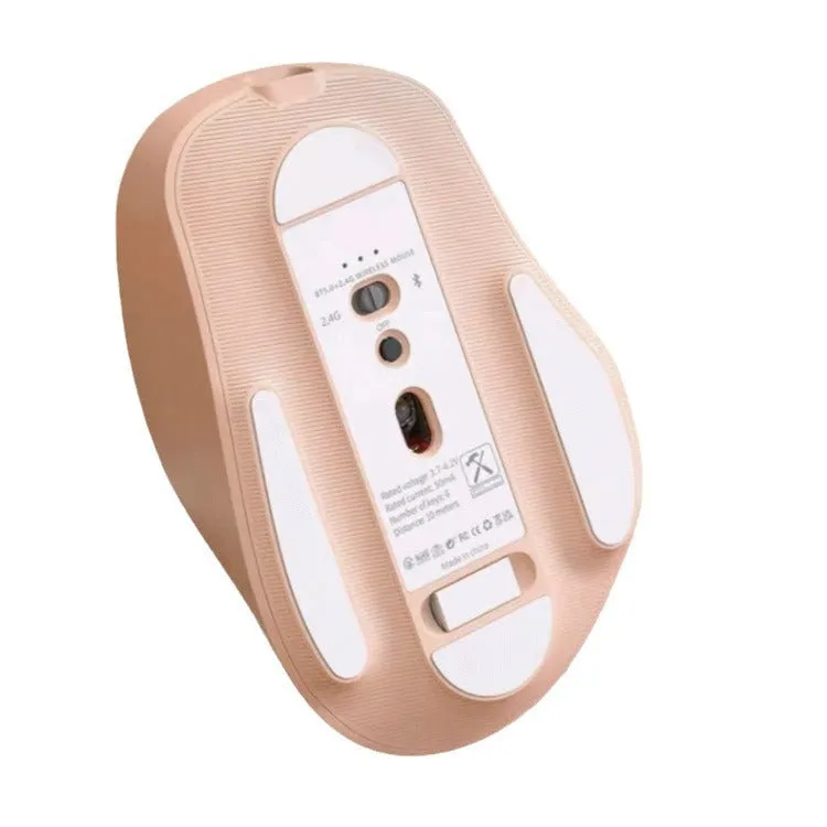 White wireless Bluetooth smart mouse with translation function for office drawing and PPT