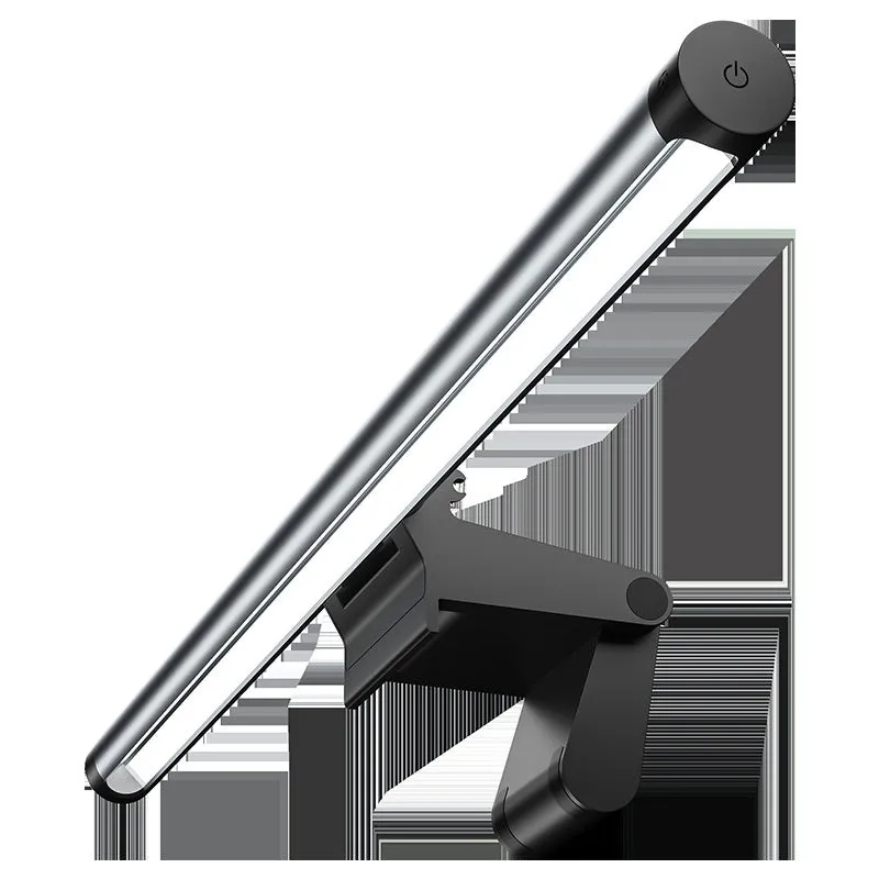 Asymmetric anti blue light screen hanging light on computer monitor with 2.4G wireless control