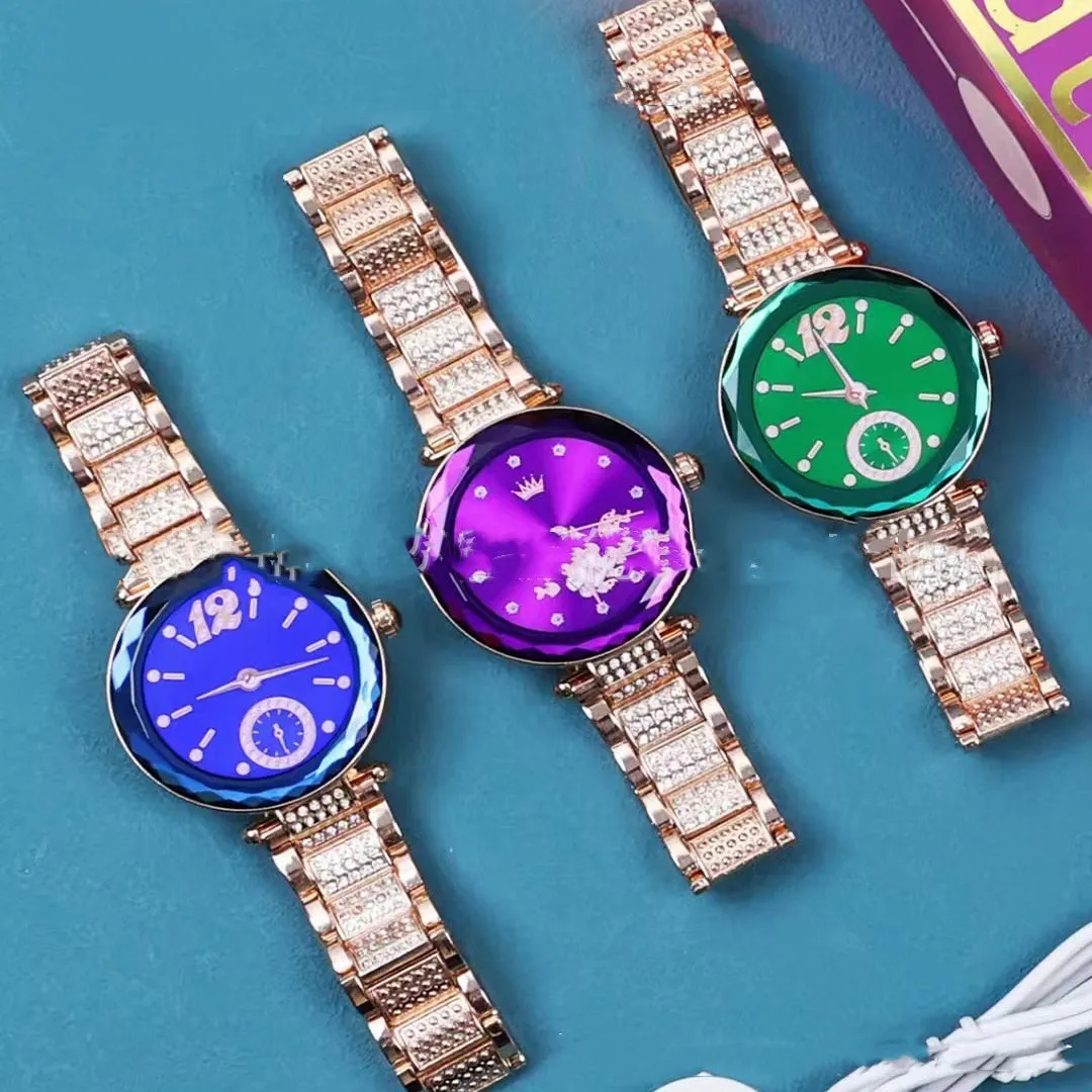 Women's heart rate running smart sport bracelet with AMOLED screen, ruby colour, stainless steel strap on a wrist