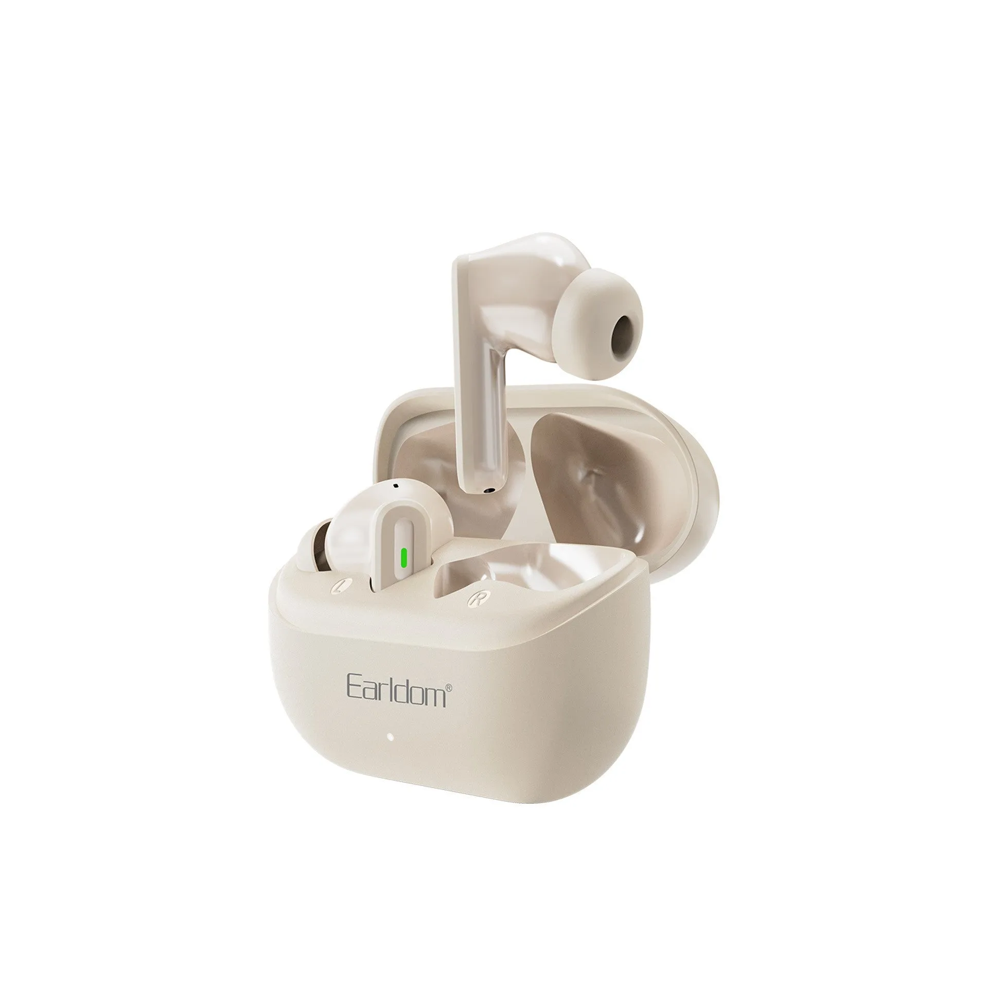True wireless TWS38 Bluetooth earbuds in black and yellow with dual noise reduction, sports style