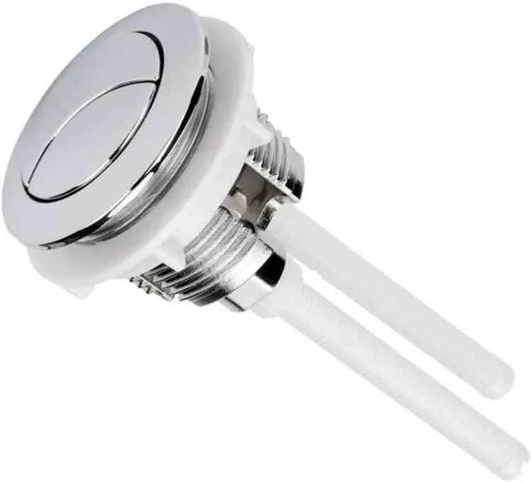 38mm round double flush button in ABS plastic for toilet tank replacement