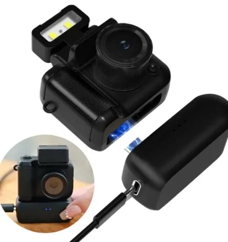 HD Digital Camera Y4000 in black, portable student camera with video and photo functions