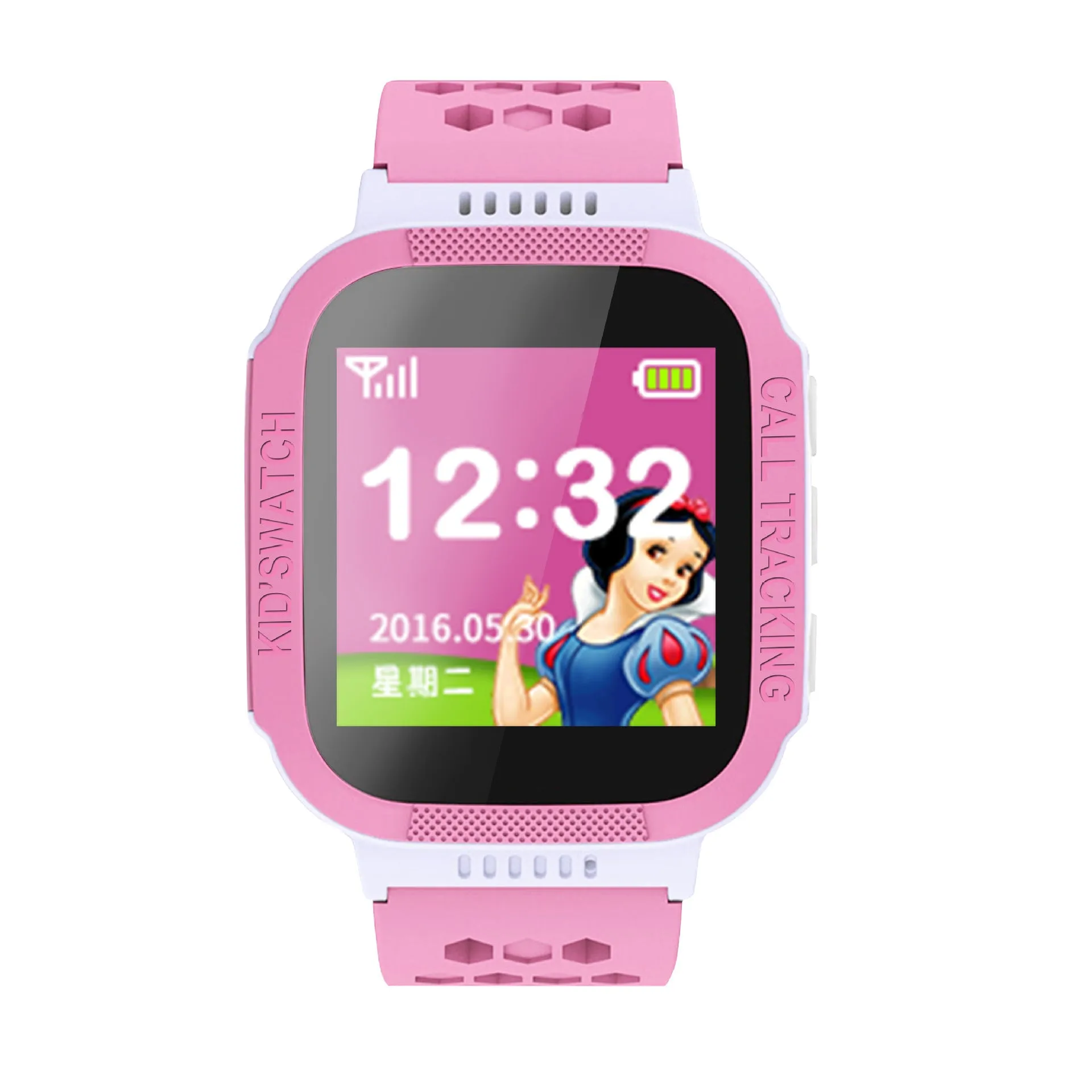 Blue children's phone watch with 1.44 inch IPS touchscreen display