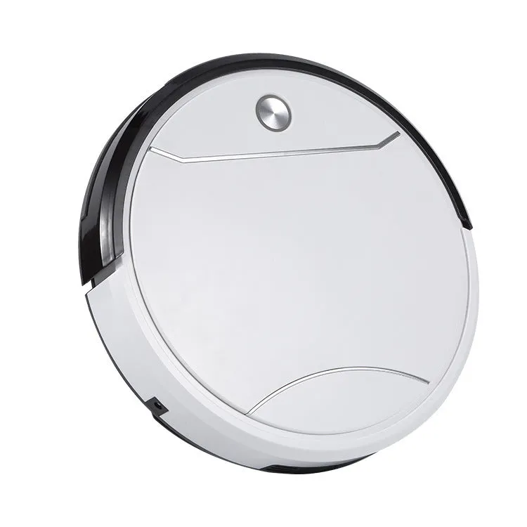 Jieshi D502 automatic recharge sweeping robot in white and black with remote control, 300ml capacity