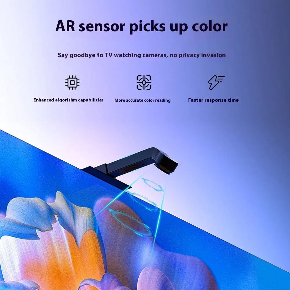 Sensor capture TV background light belt with 5050 LEDs, 30 per metre, Bluetooth APP control