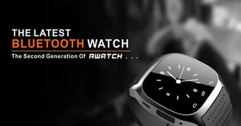 Smart Bluetooth sports watch in black, white, or blue colour with cross-platform iOS and Android compatibility