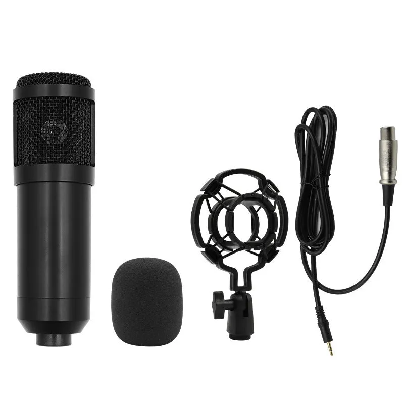 BM800 capacitor microphone set with cantilever bracket for wireless mobile phone recording