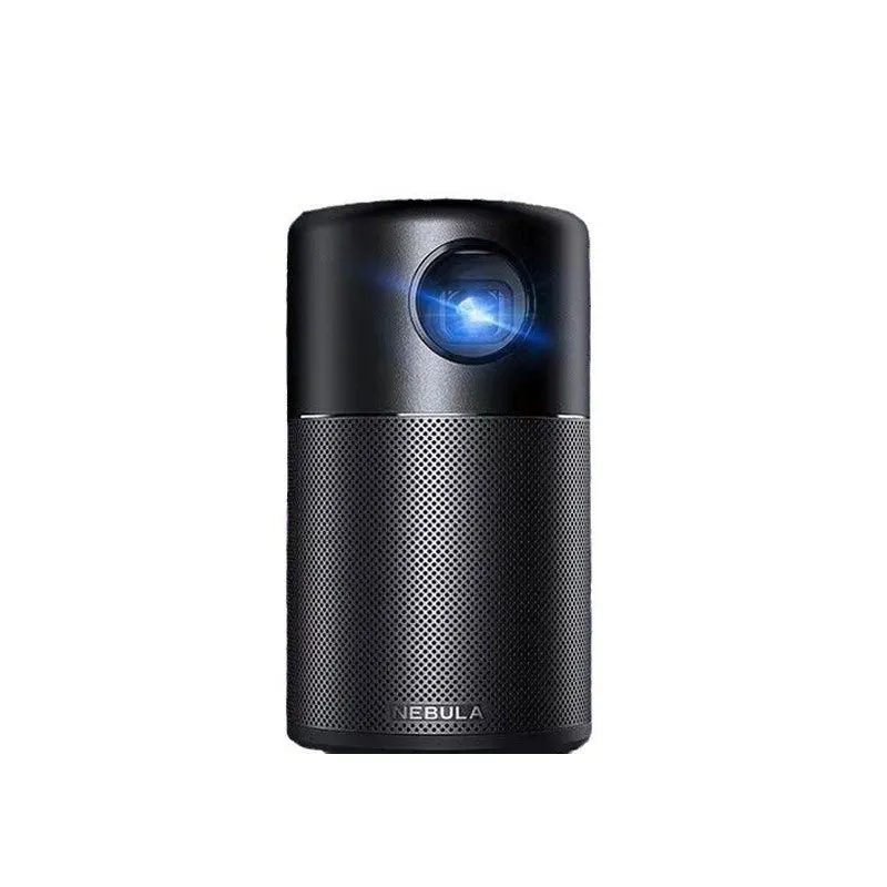M1M2 smart projector wireless WiFi HD portable outdoor home cinema model in black