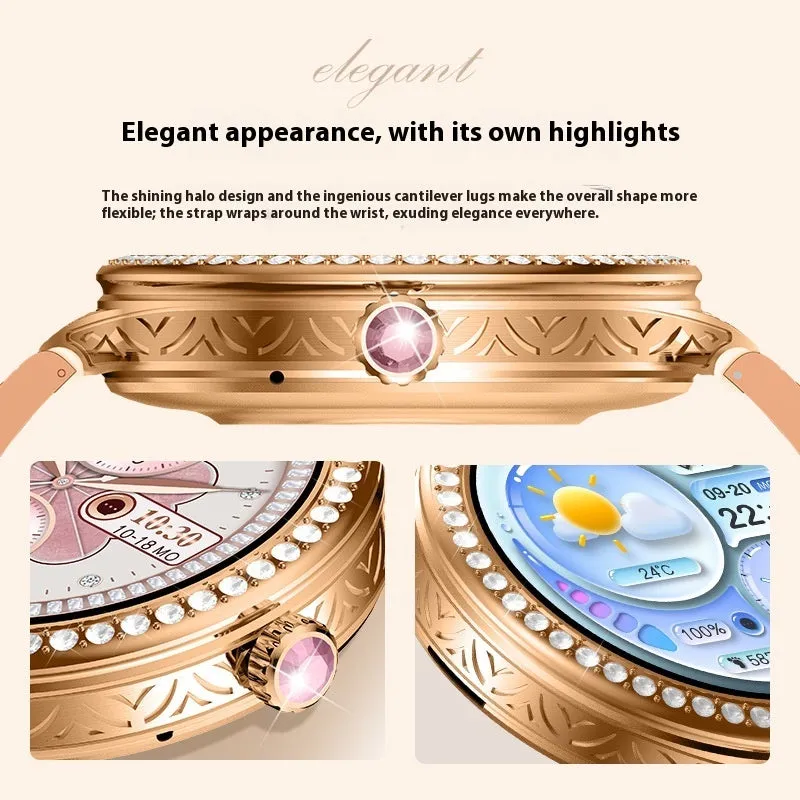 HW16 MINI women's smart watch with TFT screen heart rate monitoring and Bluetooth calling