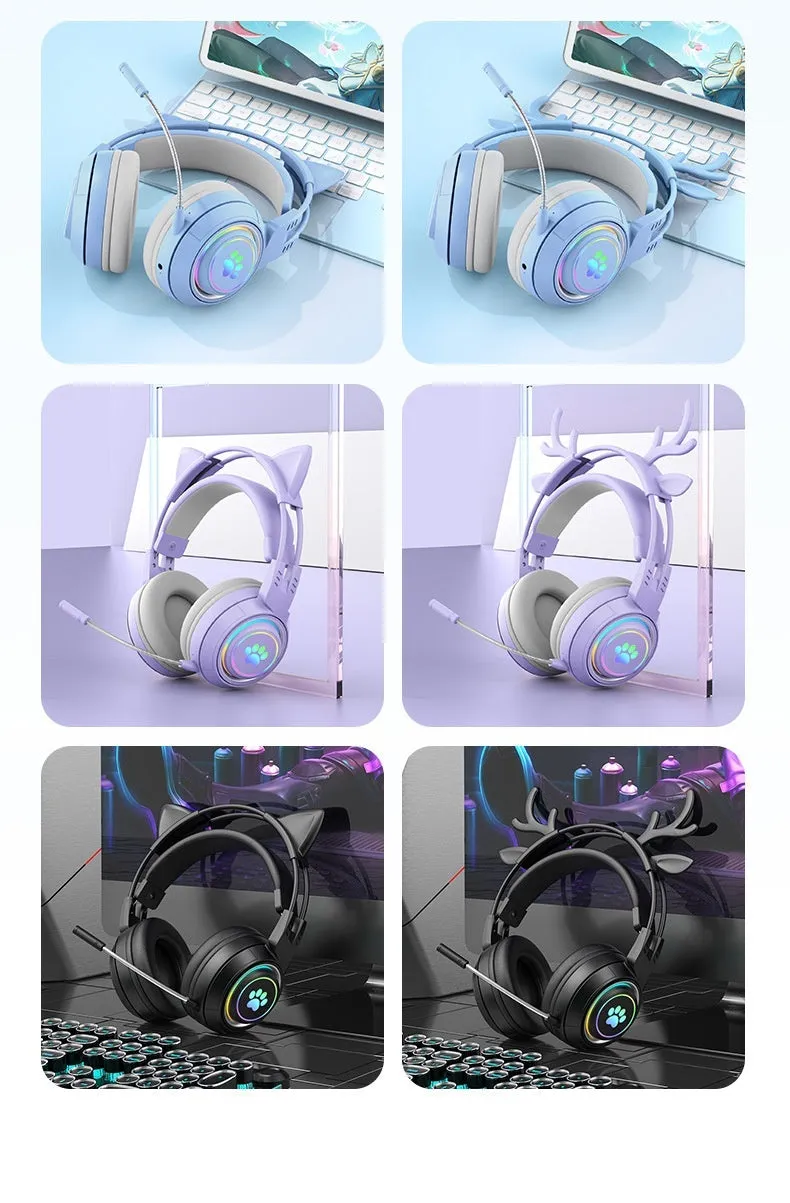 SY-T25 gradient colour wireless Bluetooth headset with ABS material and Jerry chipset