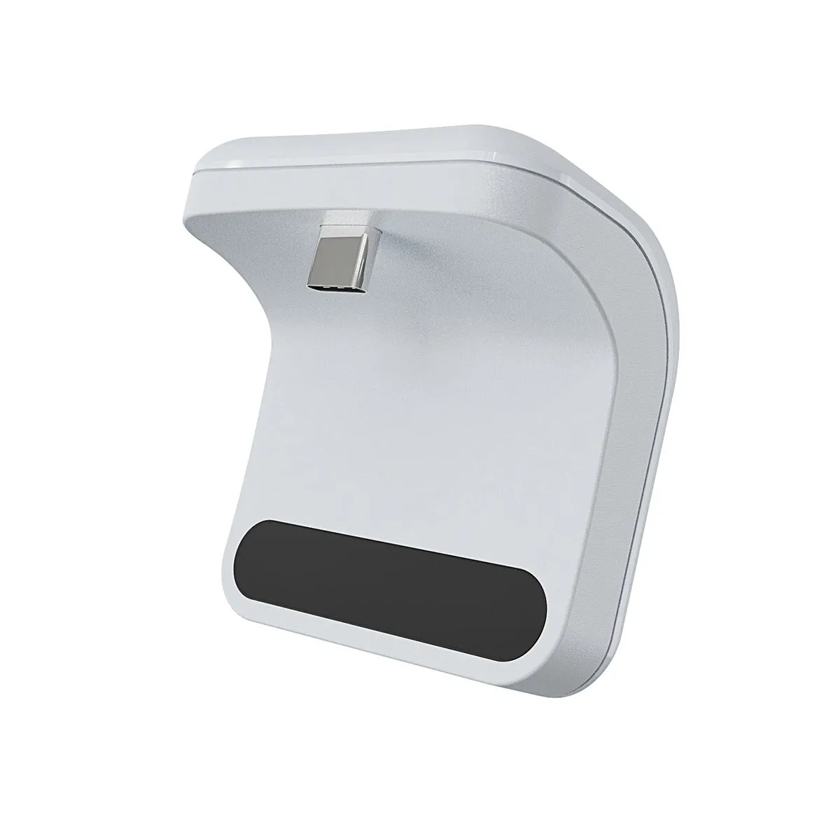 White PS5 controller battery pack 1500mAh with LED display and outer hanging bag