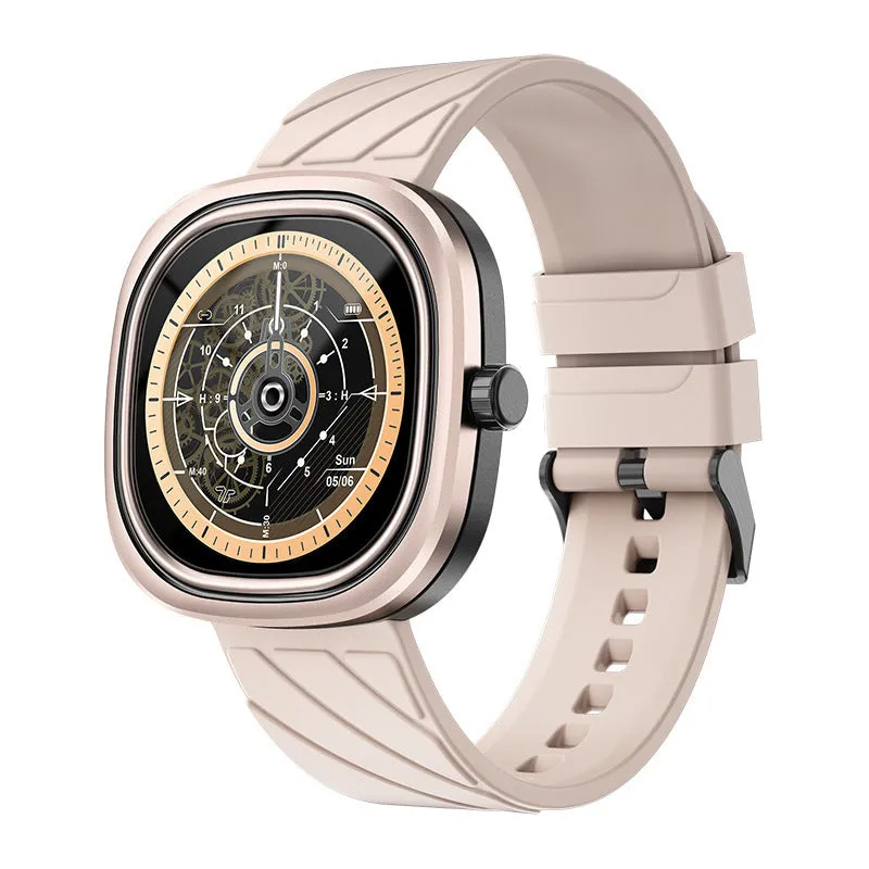 Bluetooth smart sports watch with 1.32-inch touchscreen on silicone wristband