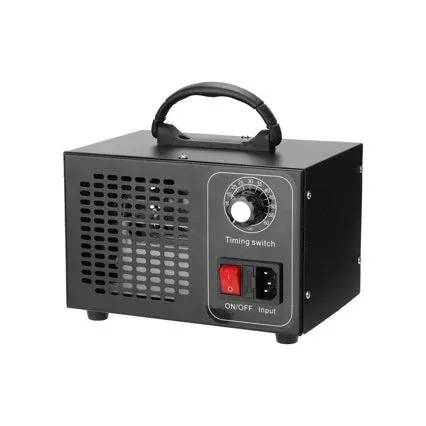 Black compact 220-110V ozone generator for sterilization disinfection and odor removal