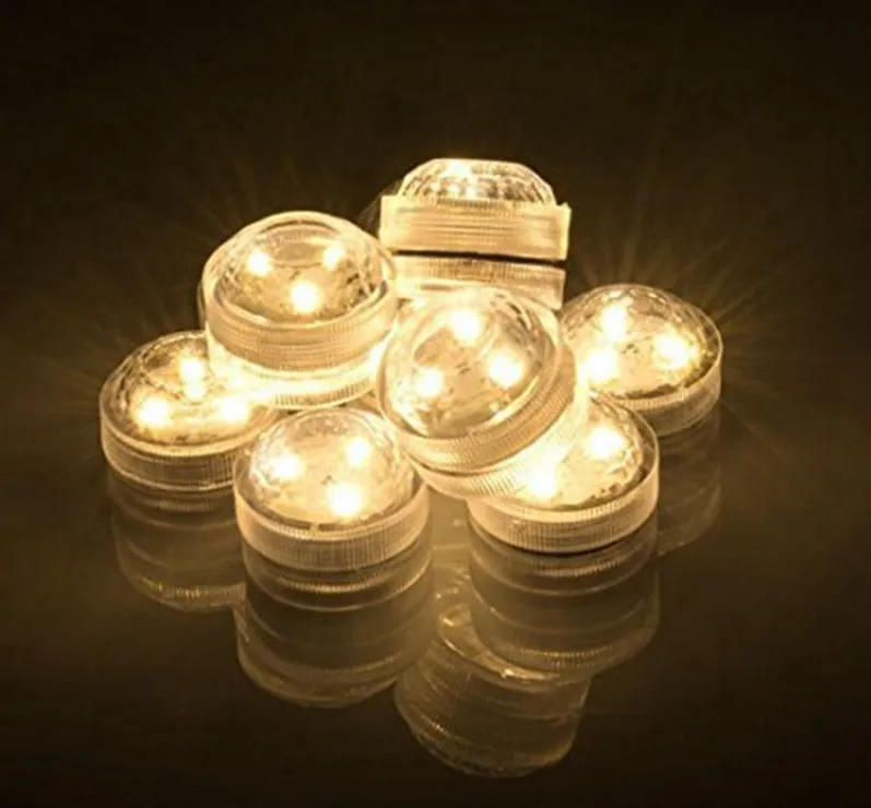LED diamond diving light with remote control, RGB, IP65, plastic shell 3x2.5cm for vase and aquarium