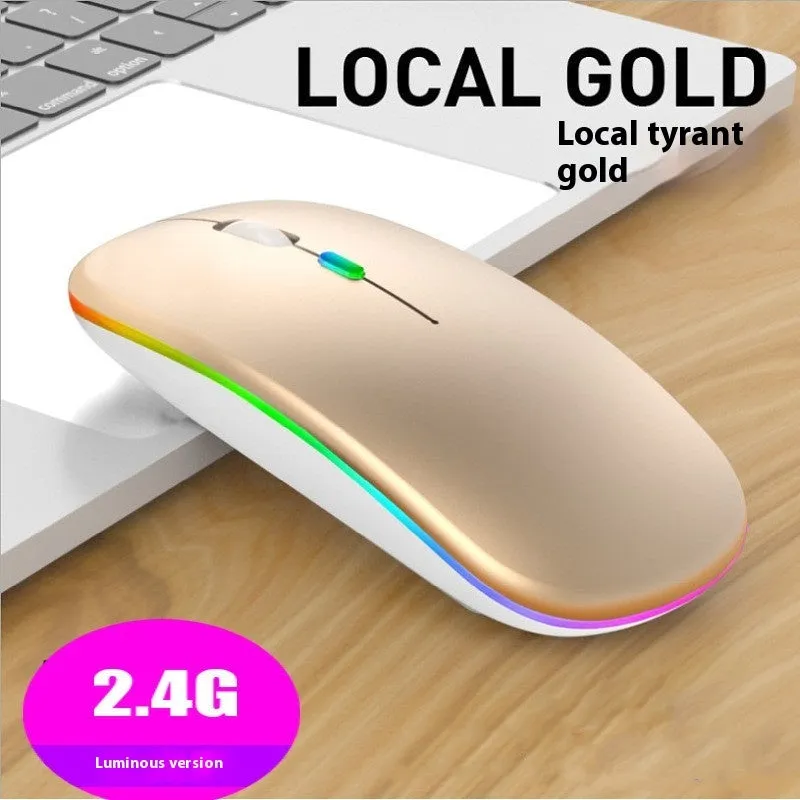 Bluetooth dual-mode wireless mouse with USB receiver and charging cable in grey finish