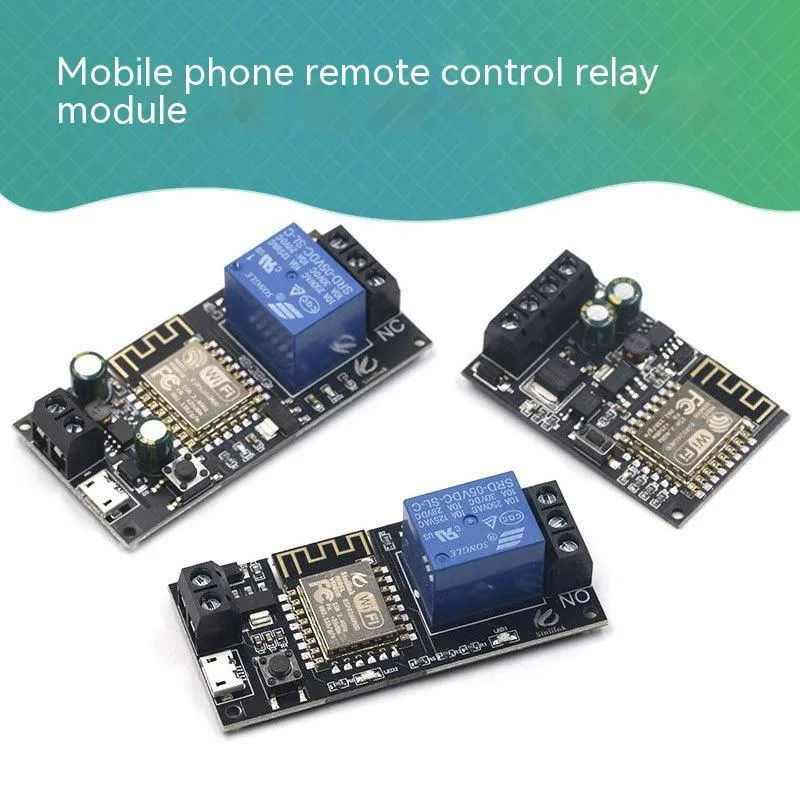 Mobile phone remote control relay module smart home WiFi switch DC5V DC36V XY-WFUSB