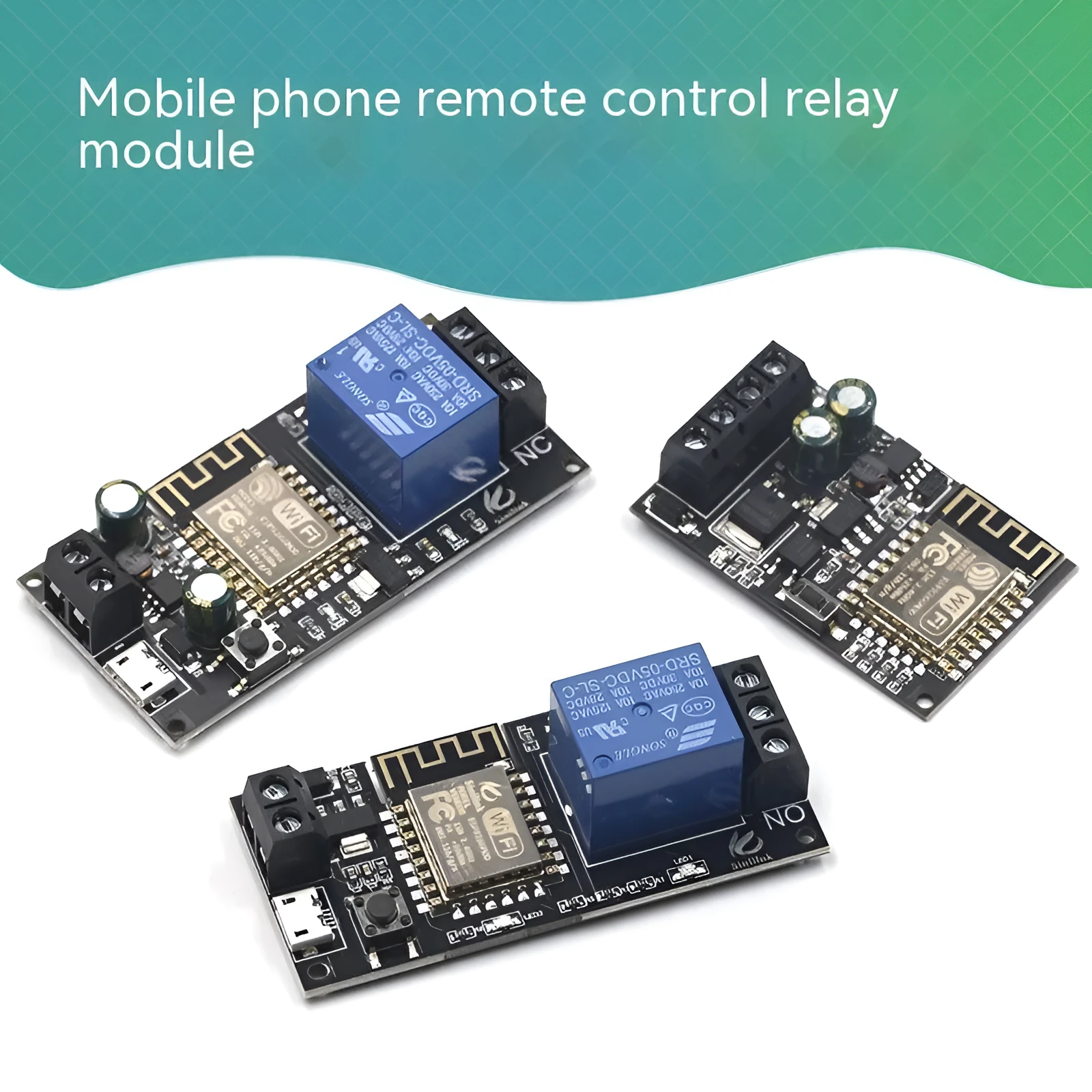 Mobile phone remote control relay module smart home WiFi switch DC5V DC36V XY-WFUSB