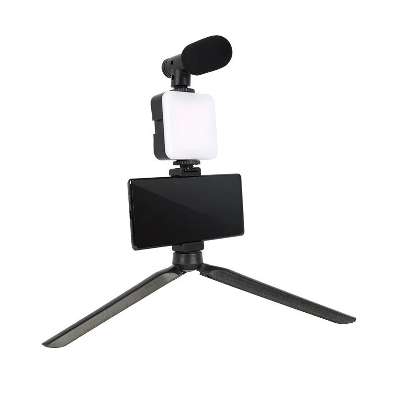 LED Mini Square Outdoor Pocket Light Tripod with adjustable flash and compact 7.3cm design