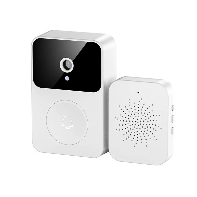 Intelligent Visual Doorbell X9 wireless remote USB-powered plastic doorbell unit with chime for home and office