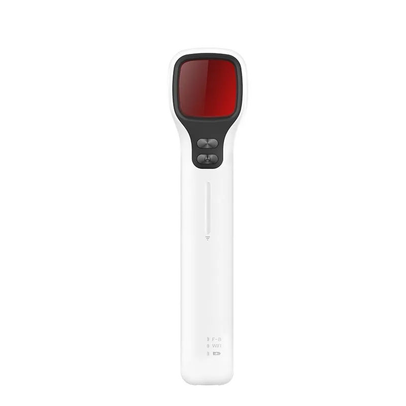 Anti-theft anti-surveillance detector in black, 130x31x13mm, with USB port for charging