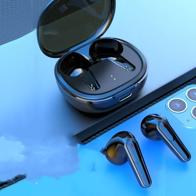 Black PRO30 Bluetooth in-ear headphones with noise reduction and gaming mode