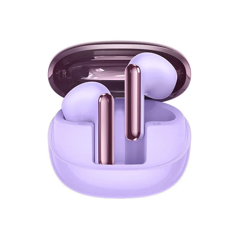 Wireless compact mini Bluetooth headset in pearl white with charging case