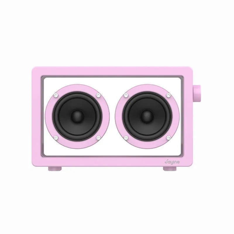 High-power bass wireless Bluetooth speaker in black showing front grille with dustproof housing and control panel