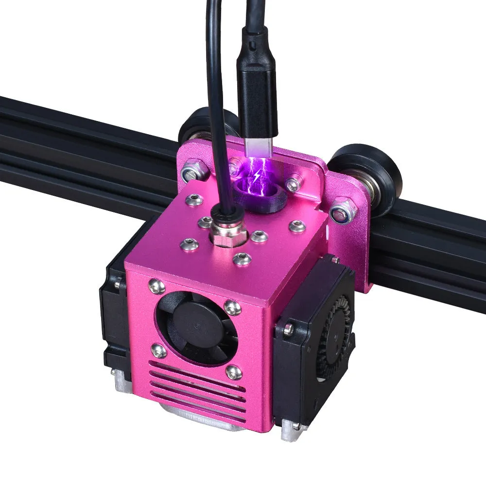 3D printer all metal extrusion head kit black sheet metal suit print head set