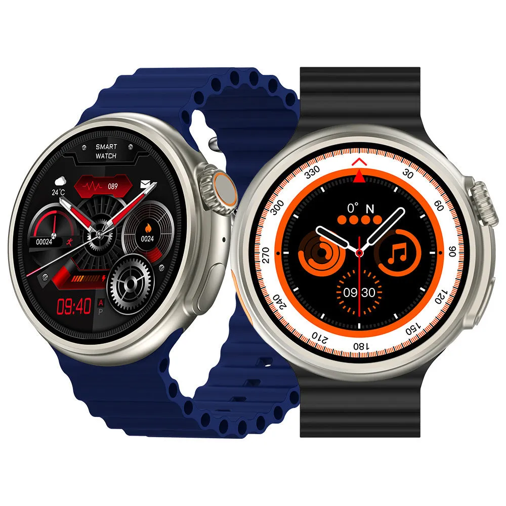 Jerry Second Generation smart watch with touch button and AMOLED screen in black colour