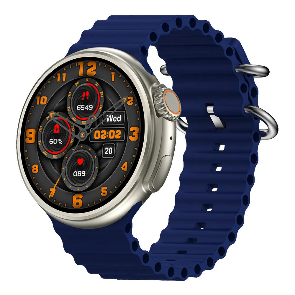 Jerry Second Generation smart watch with touch button and AMOLED screen in black colour