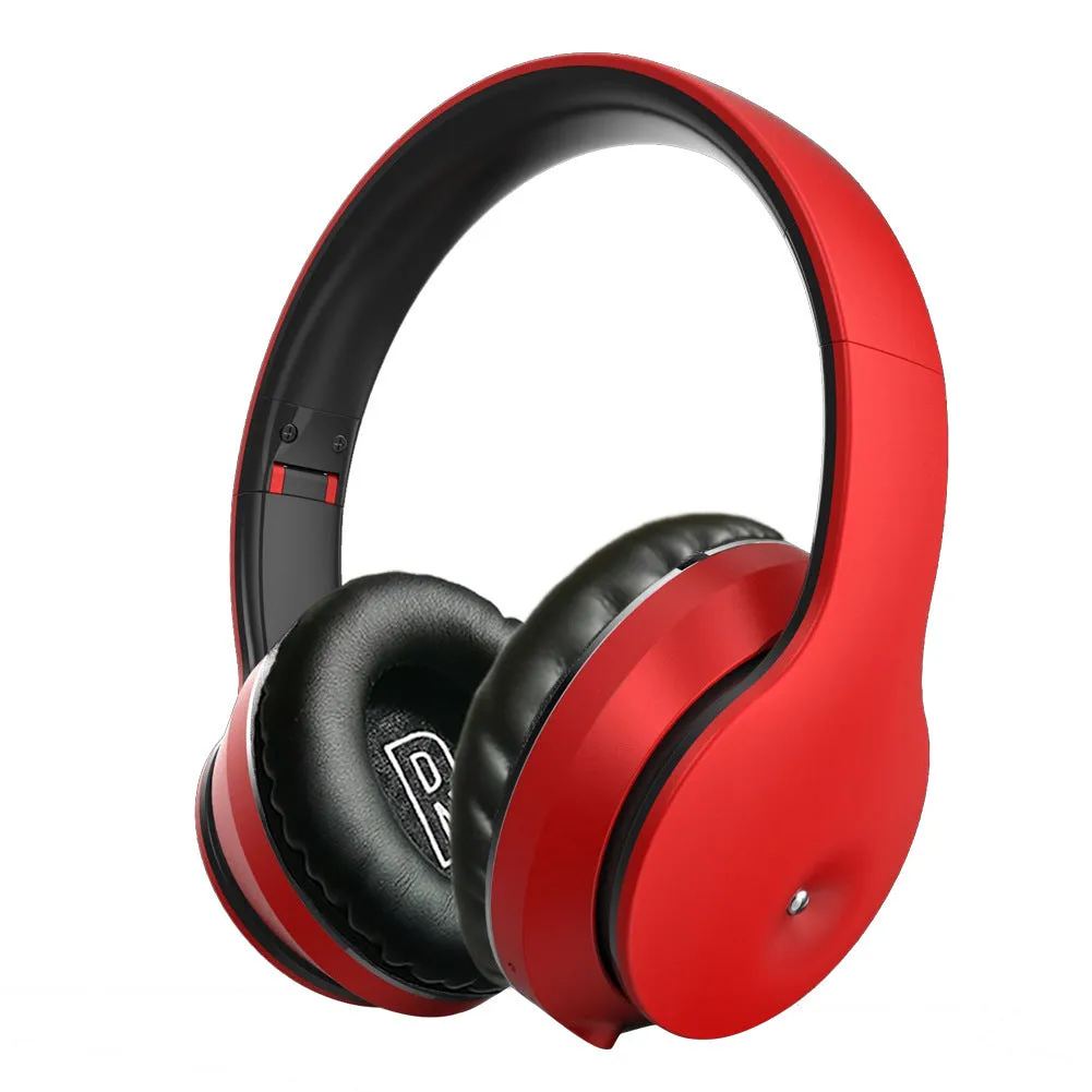 Wireless Bluetooth headset sports running headworn in gold with battery display and NFC