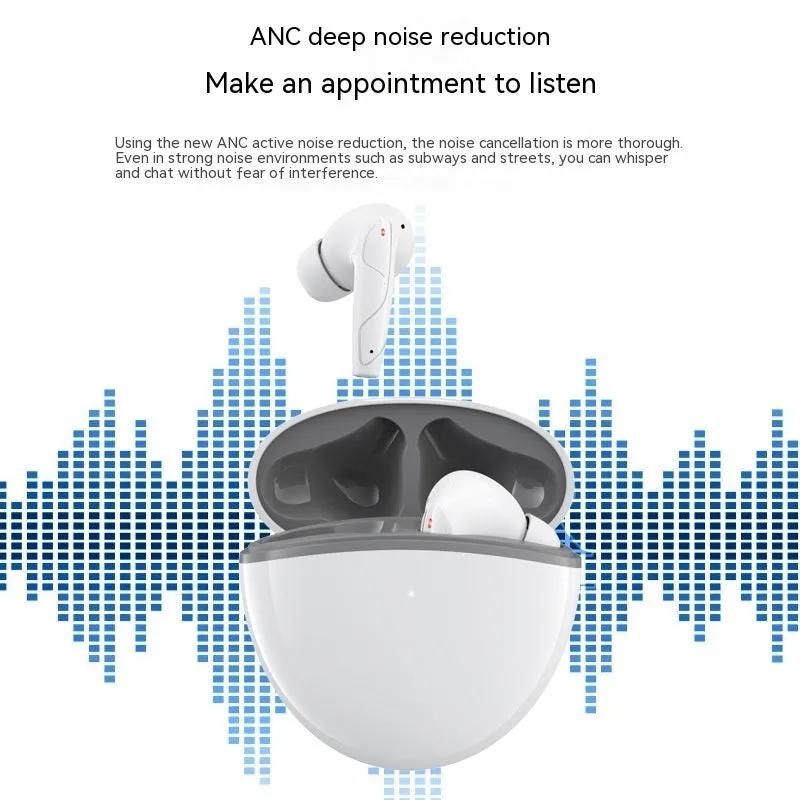 Wireless Bluetooth headset with ENC call noise reduction, low latency for gaming, plastic build, black colour