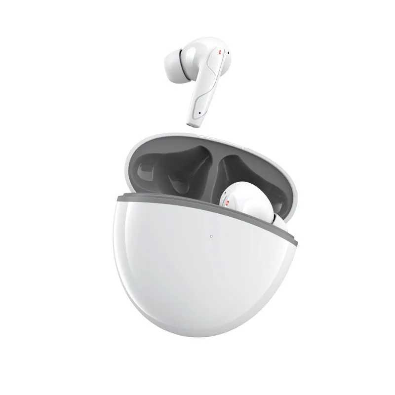 Wireless Bluetooth headset with ENC call noise reduction, low latency for gaming, plastic build, black colour